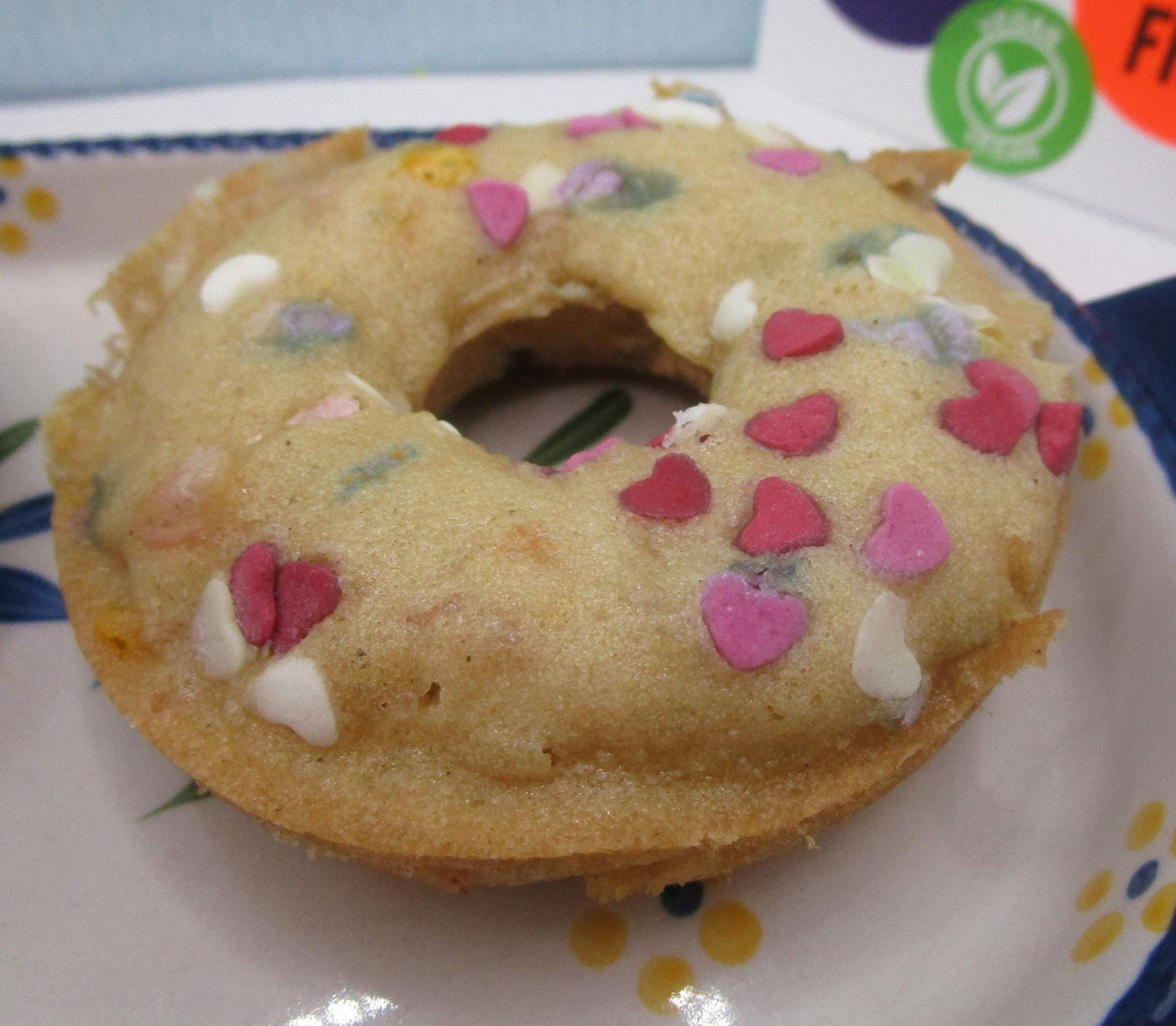 Donuts, Gluten Free, Dairy Free, Egg Free, Bakery Size, Vegan, Hearts, Vanilla, Chocolate, Wedding, Anniversary Gift, Love, No Refined Sugar