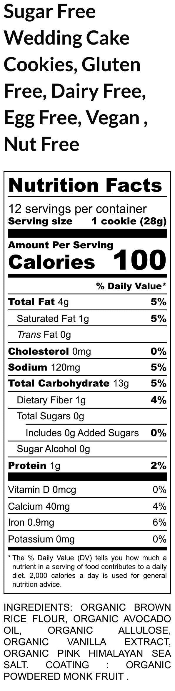 Sugar Free Mexican Wedding Cookie, Gluten Free, Dairy Free, Egg Free, Vegan, Nut Free, Russian Teacake, Dessert, Low Fat, Easter,