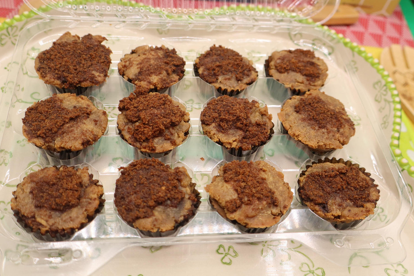 AIP Paleo Cinnamon Streusel Mini Cup, Gluten Free, Grain Free, Dairy Free, Vegan, Nut Free, AIP Protocol, Valentine Day Gift, Clean Eating