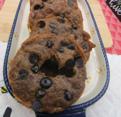 AIP Paleo Banana Donuts, Gluten/Dairy/Nut Free, Vegan Wellness Gift, Autoimmune Protocol, Valentine's Day Breakfast, Low FODMAP, Carob Chips