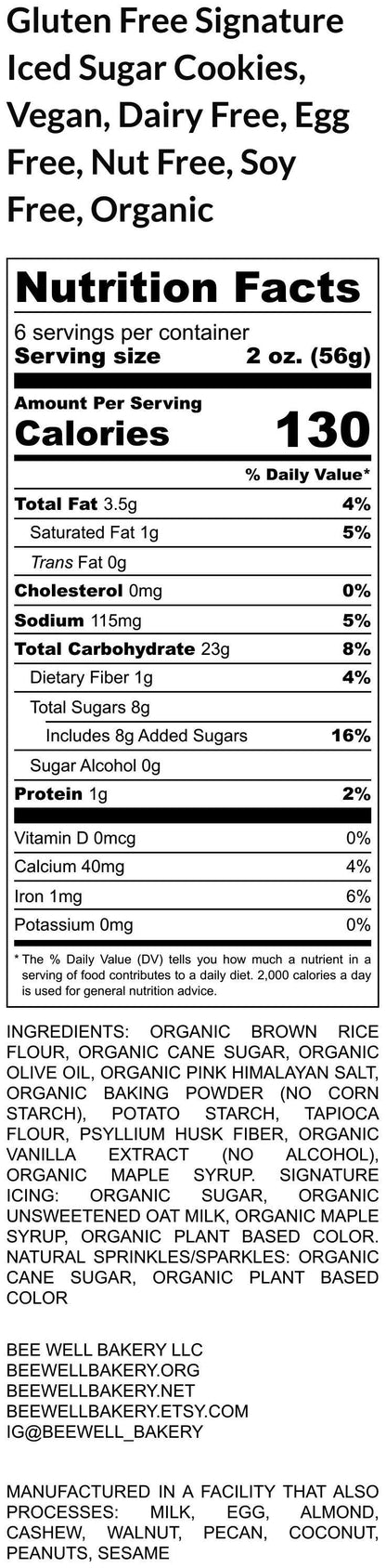 Gluten Free, Sugar Cookies, sampler, Dairy Free, Egg Free, Nut Free, School Safe, Vegan, Suprise Box, Birthday Gift, Graduation, Fathers Day