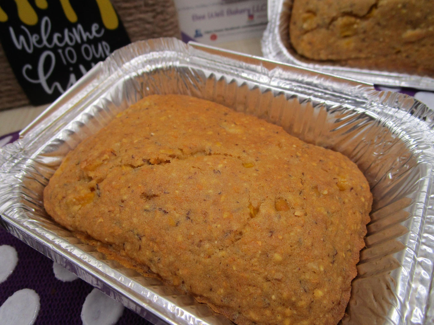 Cornbread, High Protein, Anabolic, Gluten Free, Egg Free, Dairy Free, Vegan, No Refined Sugar, Nut Free, High Fiber, Low Calorie, Collagen