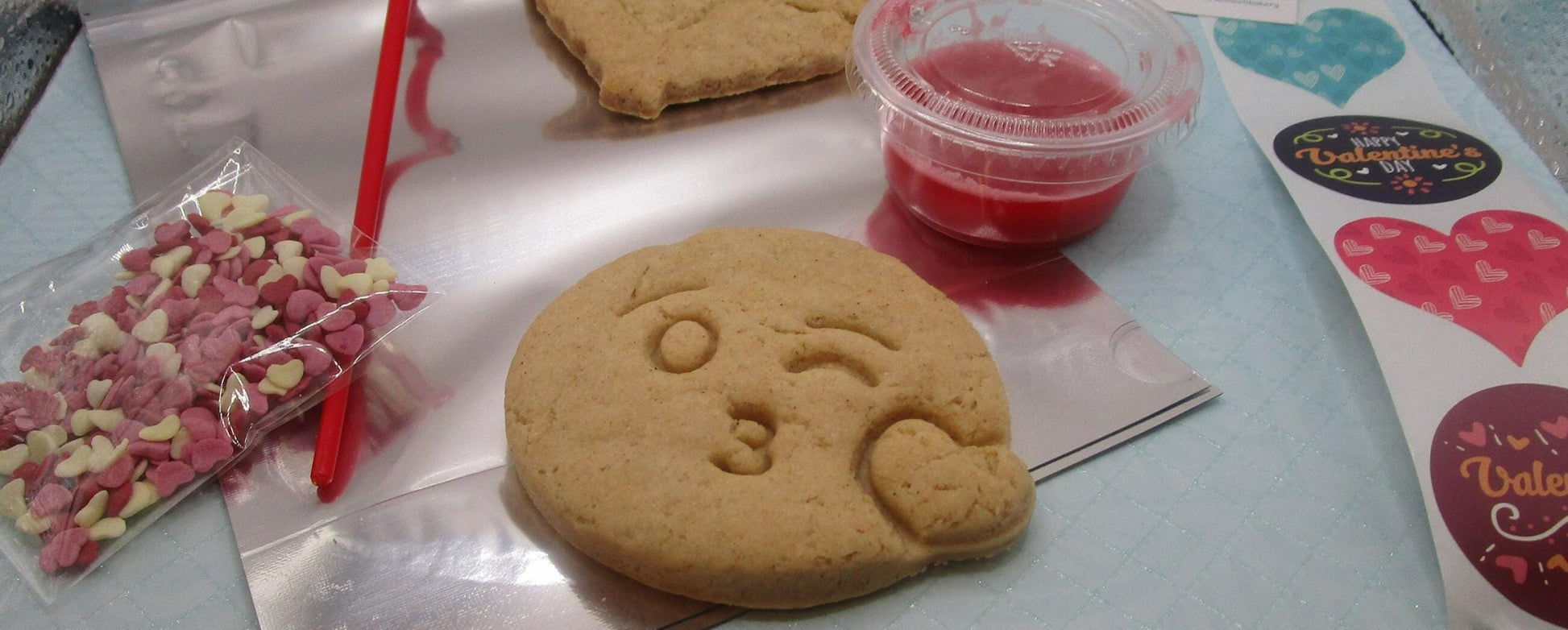 Gluten Free Cookie Kits, Valentines Day, Dairy Free, Egg Free, Love, Emoji, Party Packs, Vegan, Nut Free, Sweetheart, Flower Girl, Emotions