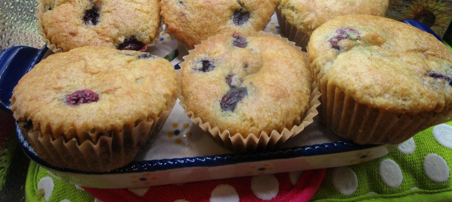 Gluten Free Muffins, Dairy Free, Egg Free, Vegan, Nut Free, Soy Free, Peanut Free, Reduced Fat, Low Sugar, Valentine's Day, Birthday Gifts