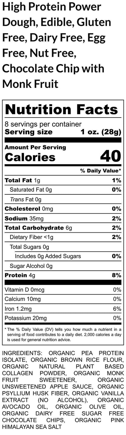 High Protein Power Dough Balls, Gluten Free, Dairy Free, Pea Protein, Nut Free, Low Carb, Vegan, Low Calorie Fitness Gifts, Easter Dessert