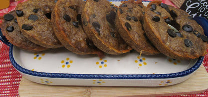 AIP Paleo Banana Donuts, Gluten/Dairy/Nut Free, Vegan Wellness Gift, Autoimmune Protocol, Valentine's Day Breakfast, Low FODMAP, Carob Chips
