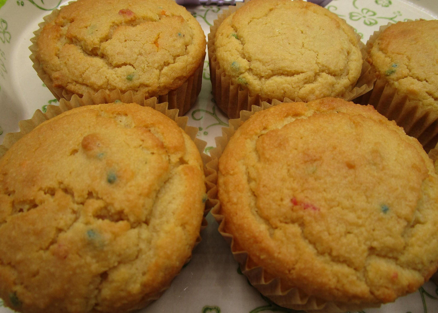 Keto Muffins, Vanilla Birthday Cake, Gluten Free, Grain Free, Dairy Free, Sugar Free, Low Carb, Fitness Gift, Birthday Dessert, Holiday Gift