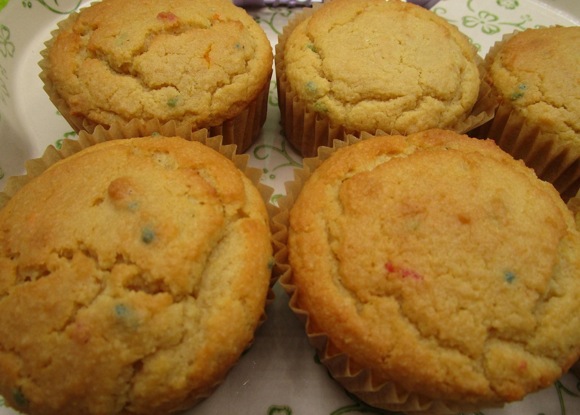 Keto Muffins, Vanilla Birthday Cake, Gluten Free, Grain Free, Dairy Free, Sugar Free, Low Carb, Fitness Gift, Birthday Dessert, Holiday Gift