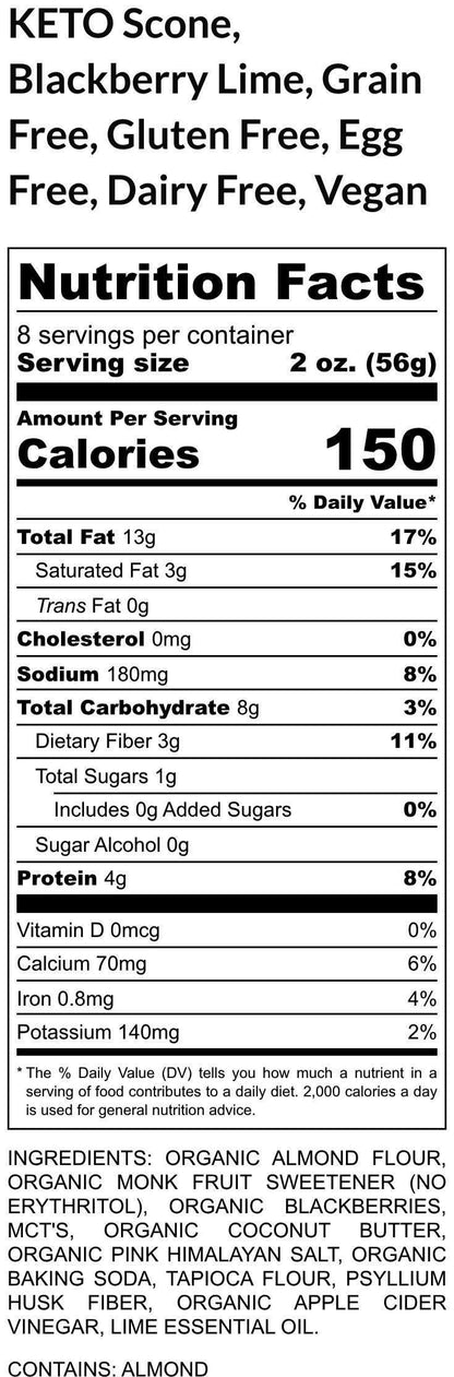 Keto, Scone, Banana Chocolate Chip, Gluten Free, Dairy Free, Vegan, Grain Free, Egg Free, Low Carb, Diet, Mother's Day, Brunch, Graduation