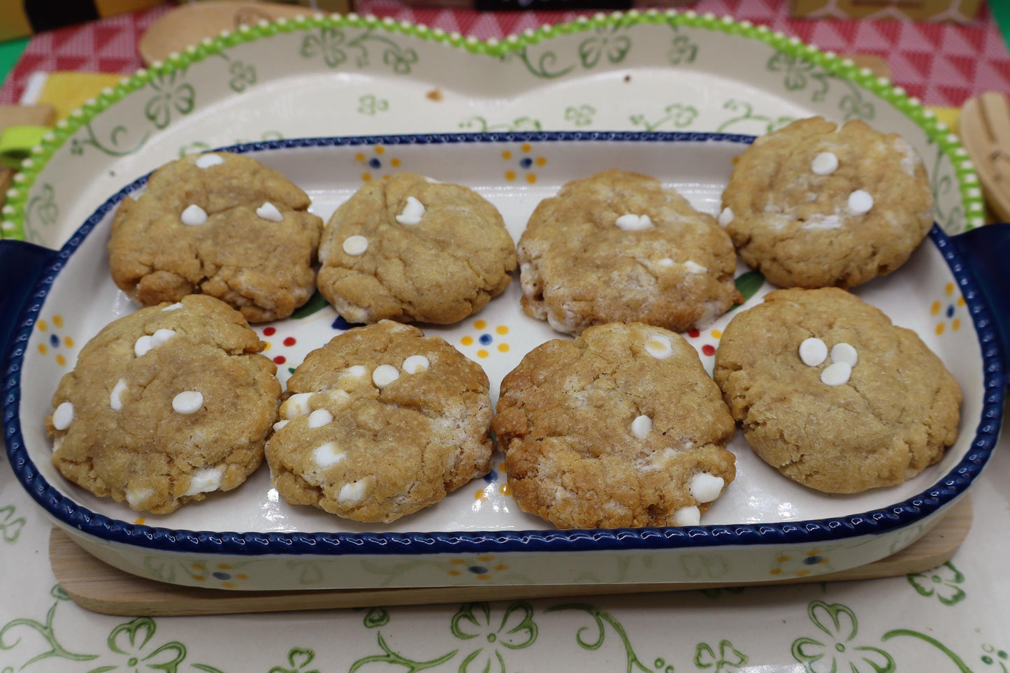 Gluten Free Cookies, White Chocolate Chip, Dairy Free, Egg Free, Nut Free, Schoo Snacks, Birthday Gifts, Vegan, Low Sugar, Low fat, Soy Free