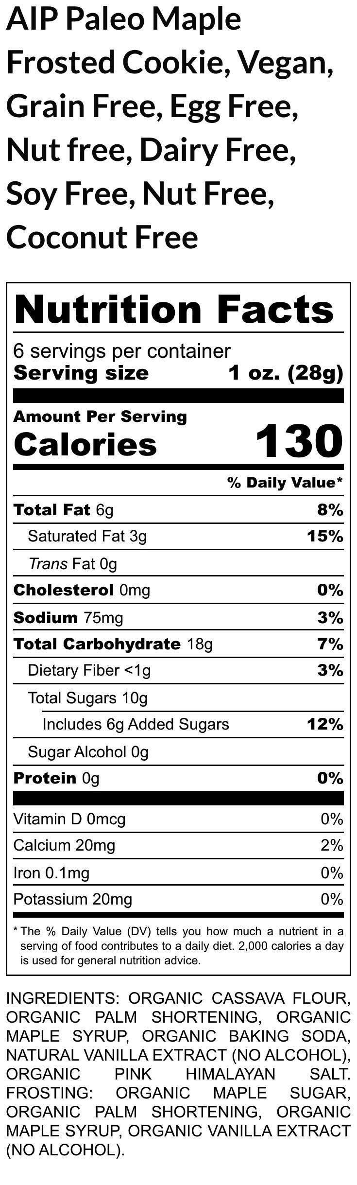 AIP Paleo, Maple Frosted Sugar Cookie, Hearts, Vegan, Grain Free, Egg Free, Nut free, Dairy Free, Wedding, Anniversary, Autoimmune Protocol