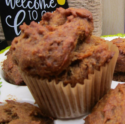 Gluten Free Banana Muffin, Egg Free, Dairy Free, Vegan, Nut Free, Brunch, Low Fat, Holiday parties, Healthy Breakfast Gift, Valentine's Day