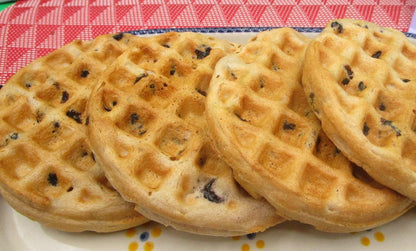 Grain Free Blueberry Waffles, AIP Paleo, Gluten Free, Vegan, Egg Free, Dairy Free, Ready to go, No added Sugar, Mother's Day Breakfast, Gift
