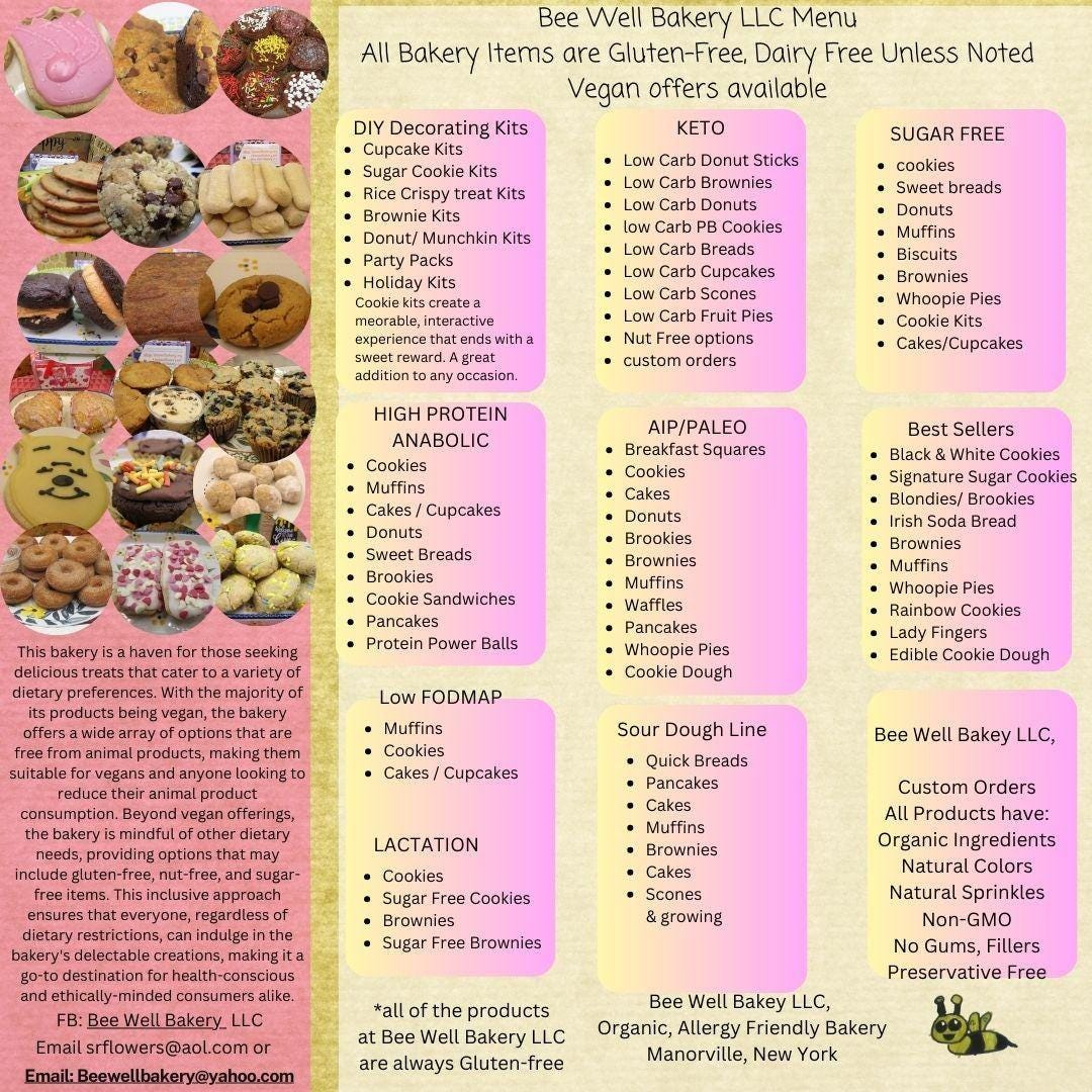 Gluten Free Cupcake Kits, Dairy Free, Vegan, Egg Free, Nut Free, Chocolate Vanilla, Birthday Party, Holiday Family Baking, Sugar free option
