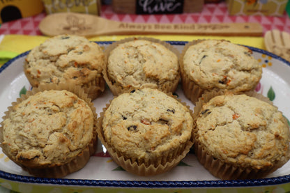 High Protein Morning Glory Muffins, Sugar Free, Gluten Free Dairy Free, Vegan, Peanut Free, Easter Brunch, Birthday Gift, Clean Eating snack