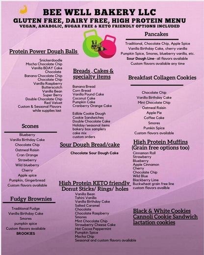 Saint Patrick's Day Bakery Box Sampler Gift, Gluten Free, Dairy Free, Vegan, Nut Free, Sugar Free, Keto, AIP Paleo, High Protein, Organic