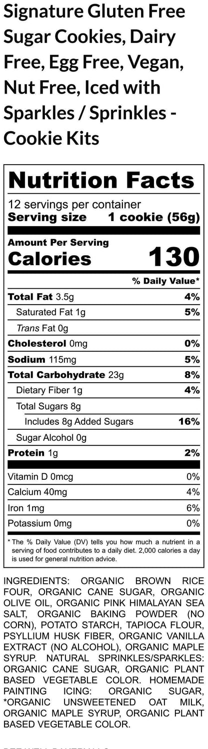 Saint Patrick's Day Cookie Kit, Gluten Free, Dairy Free, Egg Free, Nut Free, Leprechaun, Shamrock, Clover, Pot of Gold, Rainbow, Irish Gift