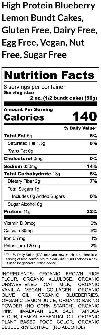 High Protein Lemon Cake Loaf, Sugar Free, Gluten Free, Dairy Free, Egg Free, Erythritol Free, Vegan, Healthy Desserts, Anabolic Bundt Cakes