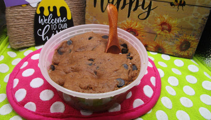 AIP Paleo Cookie Dough, Edible, Tiger Nut, Carob Chip, Gluten Free, Dairy Free, Egg Free, Grain Free, Wellness Gift, Valentine's Day Gifts