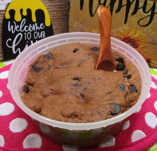 AIP Paleo Edible Cookie Dough, Tiger Nut Carob Chip, Grain Free, Gluten Free Wellness Gift, Dairy Free, Vegan, Birthday Treat, Easter Brunch