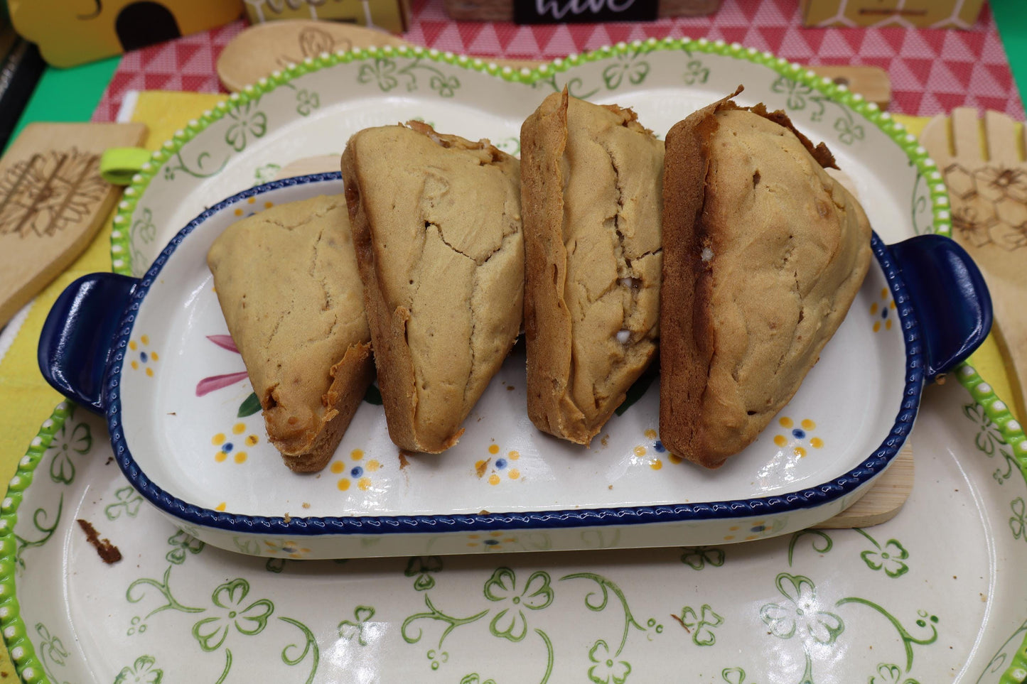 High Protein Scones, Gluten Free, Dairy Free, Sugar Free, Vegan, Nut Free, Blueberry, Anabolic Post Work Out treat, Fitness Snack, Easter
