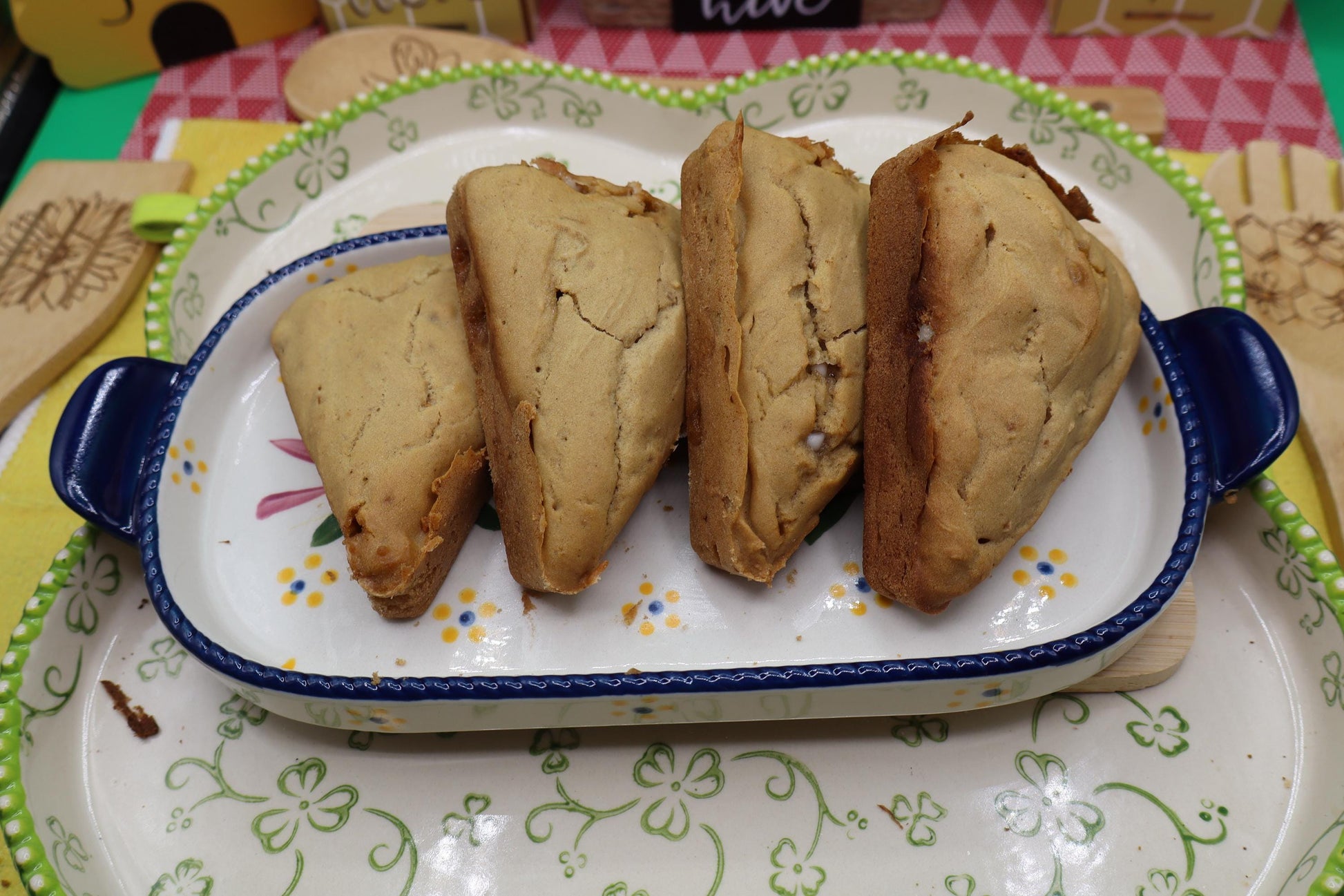 High Protein Scones, Gluten Free, Dairy Free, Sugar Free, Vegan, Nut Free, Blueberry, Anabolic Post Work Out treat, Fitness Snack, Easter