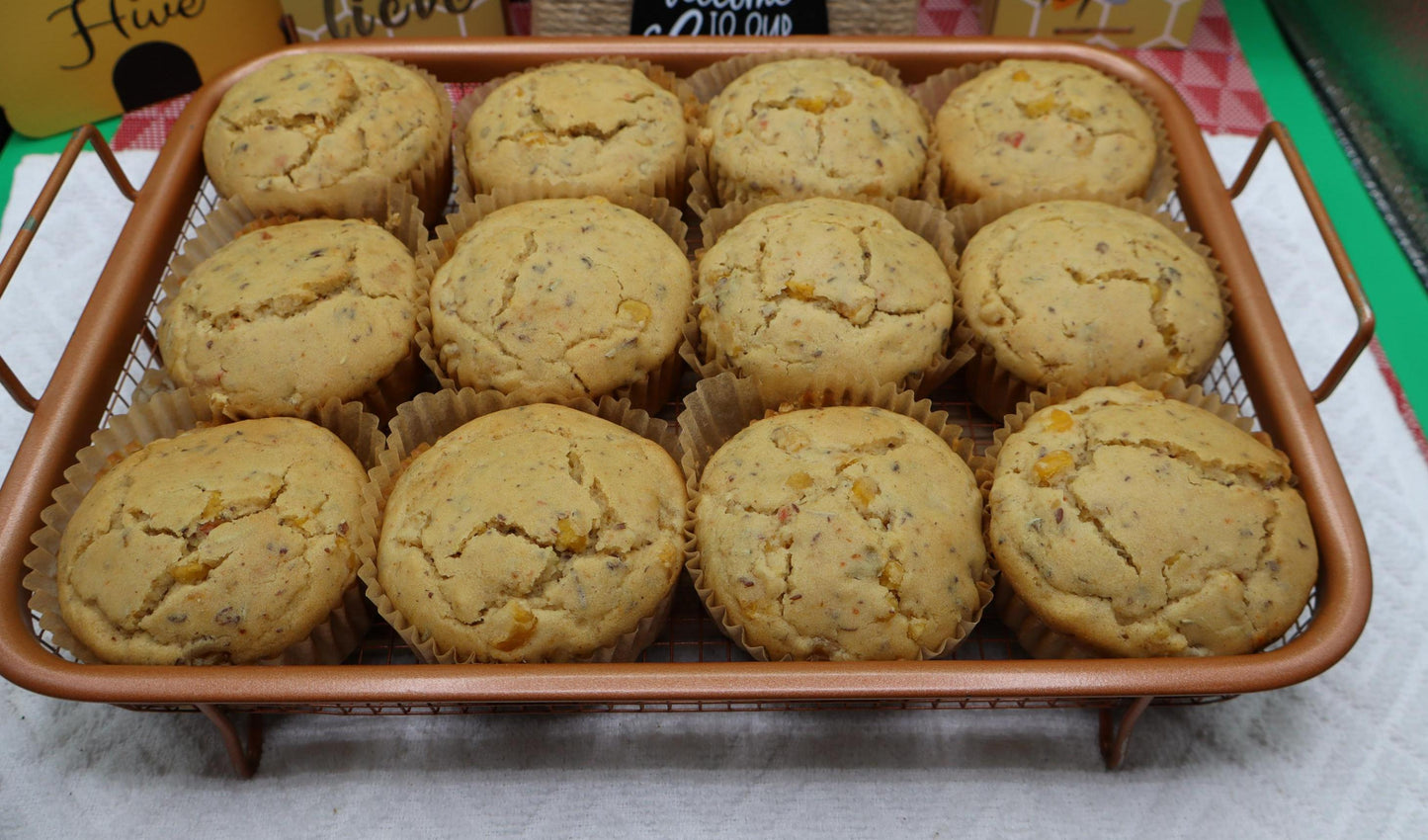 Gluten Free Mexican Corn Muffins, Dairy Free, Vegan, Egg Free, Nut Free, Corn Bread, Spicy, Rosemary, BBQ, Low Sugar Snack, Mediterranean
