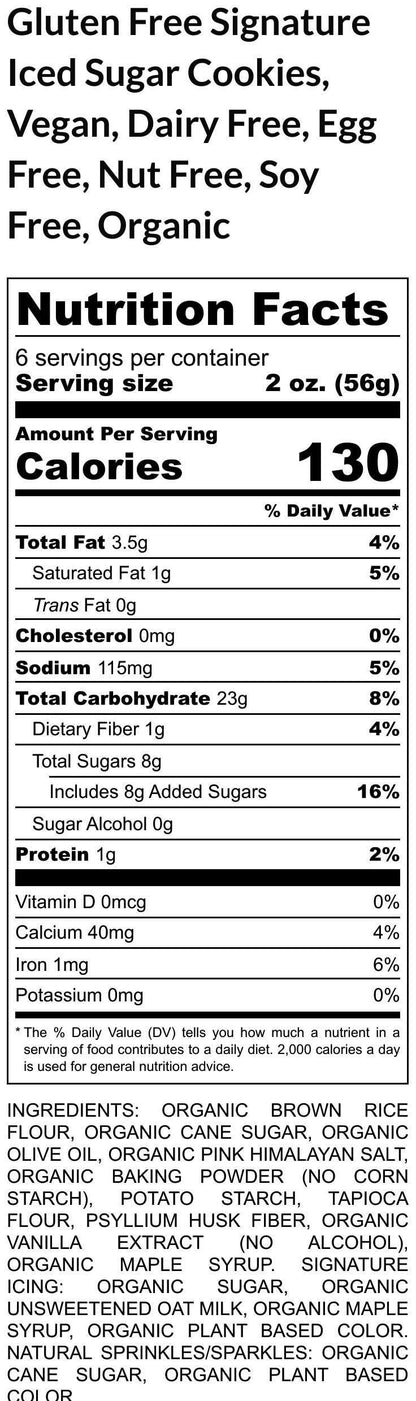 Gluten Free Sugar Cookie, Clover, Shamrock, Dairy Free, Nut Free, Vegan, Saint Patrick's Day, Leprechaun Gifts, Natural Colors, School Safe