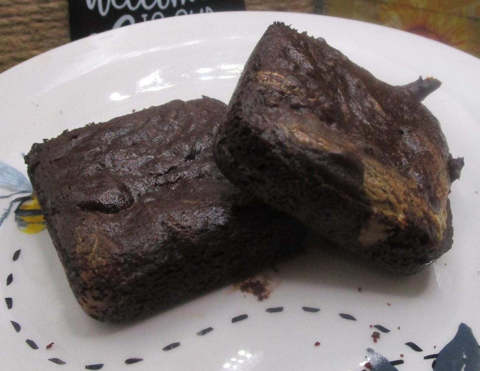 Gluten Free Brownies, Dairy Free, Vegan, Peanut Free, Fudgy, Coconut Sugar snack, School Safe treats, Low Fat, Easter Dessert, Birthday Gift