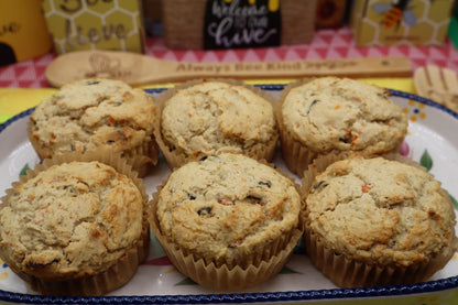 High Protein Morning Glory Muffins, Sugar Free, Gluten Free Dairy Free, Vegan, Peanut Free, Easter Brunch, Birthday Gift, Clean Eating snack