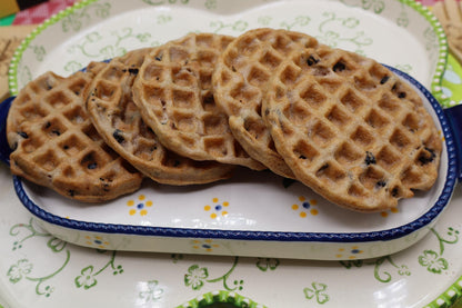 Grain Free Cherry Waffles, AIP Paleo, Gluten Free, Vegan, Egg Free, Dairy Free, Ready to go, No added Sugar, Hashimoto, Autoimmune Protocol