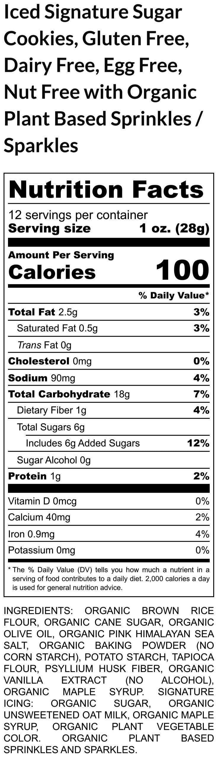 Gluten Free Sugar Cookies, Dairy Free, Egg Free, Vegan, Nut Free, Natural Colors, Schools Safe, bite size, Birthday Party, Easter Dessert