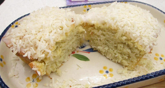 KETO Coconut Cake, Gluten Free, Dairy Free, Grain Free, Sugar Free, Erythritol Free, Low Carb, Nut Free Dessert, Holiday Gifts, Thanksgiving