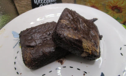 Gluten Free Brownies, Dairy Free, Vegan, Peanut Free, Fudgy, Coconut Sugar snack, School Safe treats, Low Fat, Easter Dessert, Birthday Gift