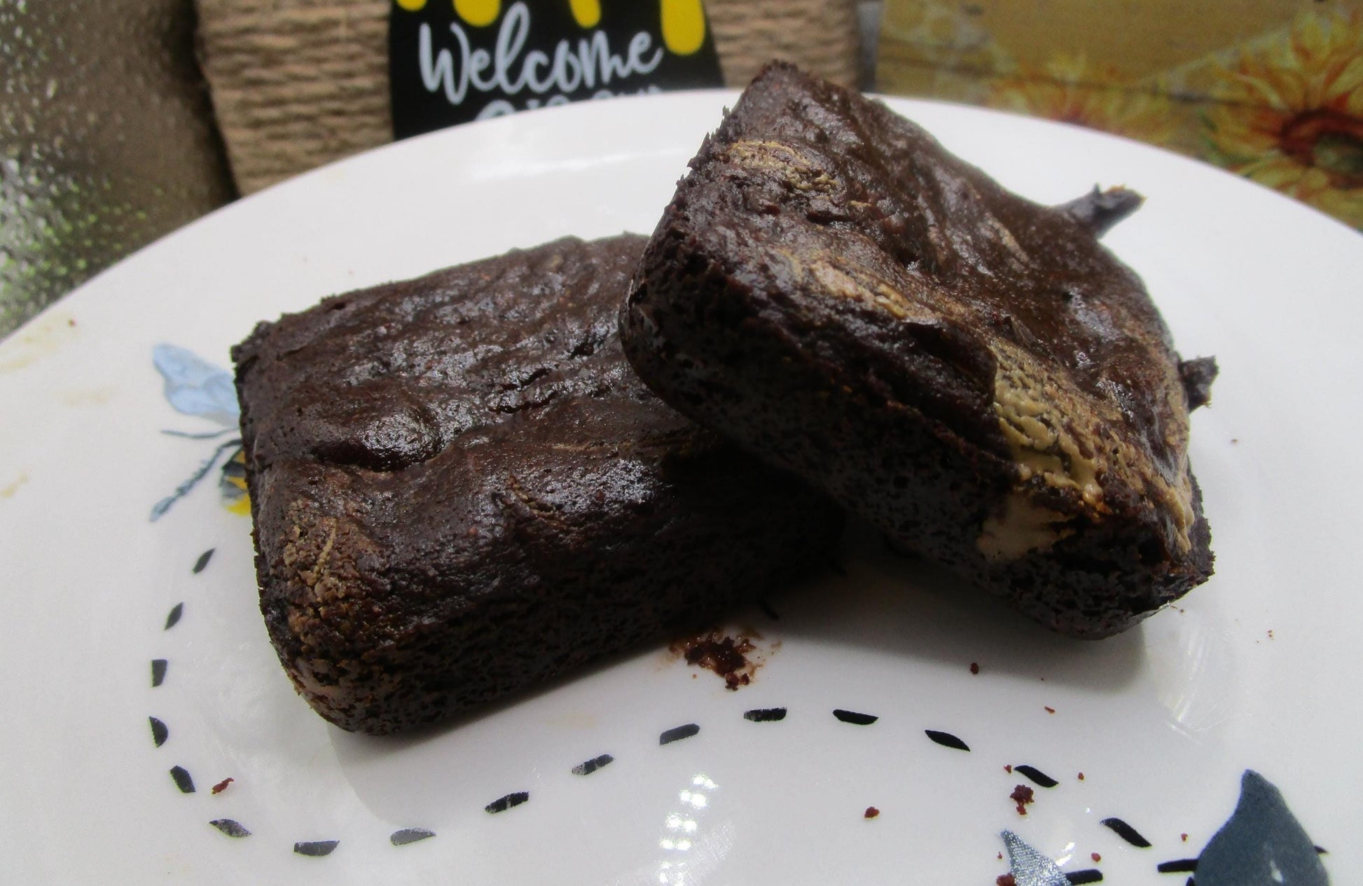 Gluten Free Brownies, Dairy Free, Vegan, Peanut Free, Fudgy, Coconut Sugar snack, School Safe treats, Low Fat, Easter Dessert, Birthday Gift
