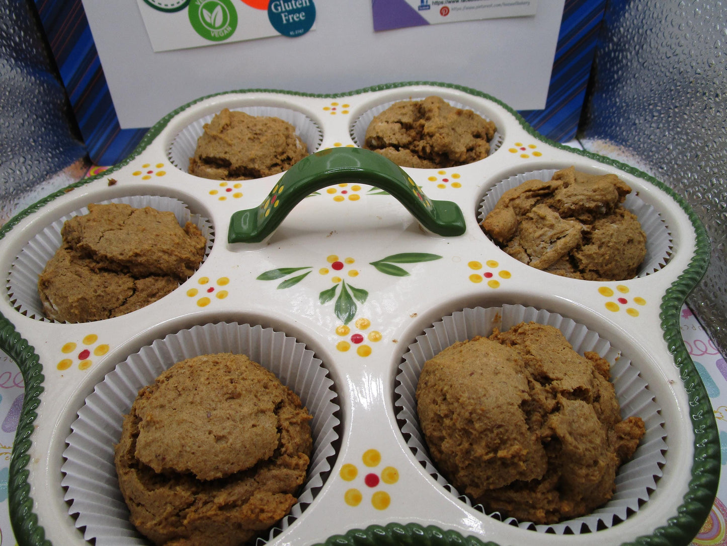 Gluten Free Chai Latte Muffins, Vegan, Dairy Free, Egg Free, Nut Free, Wellness Gifts, Easter Brunch, Birthday Gift, Clean Eating Desserts
