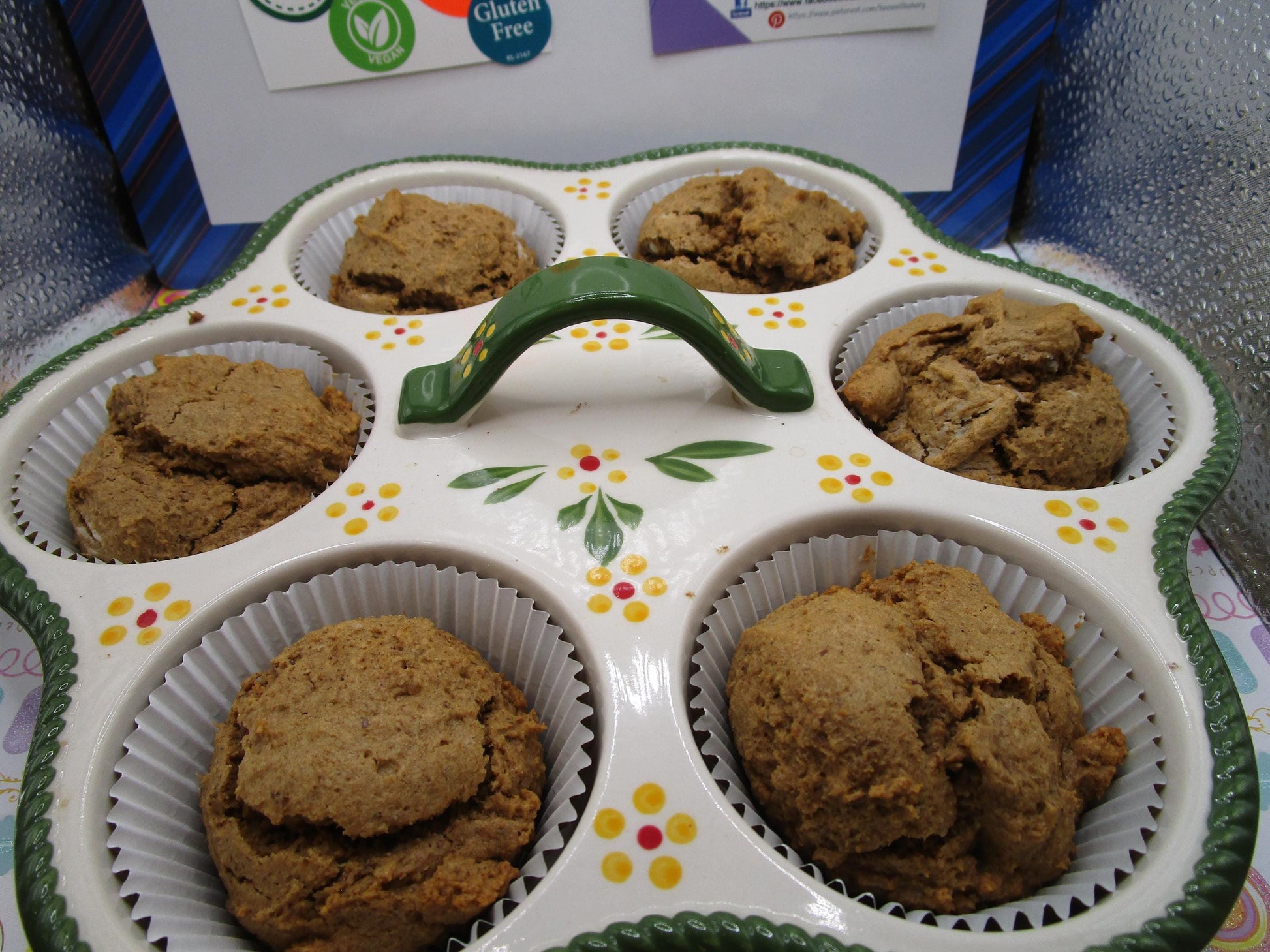 Gluten Free Chai Latte Muffins, Vegan, Dairy Free, Egg Free, Nut Free, Wellness Gifts, Easter Brunch, Birthday Gift, Clean Eating Desserts