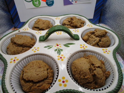 Gluten Free Chai Latte Muffins, Vegan, Dairy Free, Egg Free, Nut Free, Wellness Gifts, Easter Brunch, Birthday Gift, Clean Eating Desserts