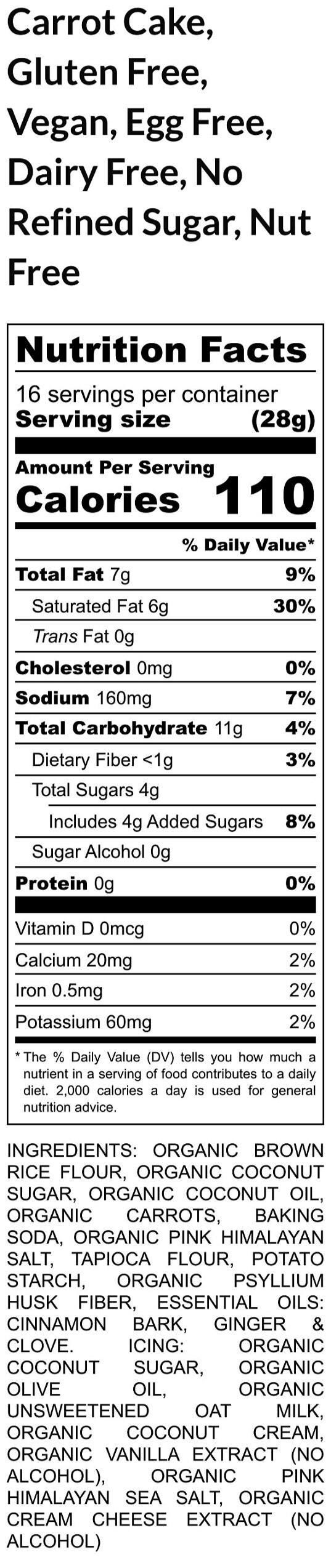 Gluten Free Carrot Cake, Dairy Free, Vegan, Egg Free, Sugar Free, No refined Sugar, Nut Free, Easter Dessert, Birthday Cake, Reduced Sugar