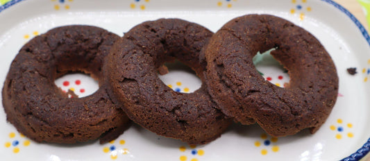AIP Paleo Carob Donuts, Grain Free, Gluten Free, Vegan, Dairy Free, Maple Sugar, Easter Desserts, Birthday Gifts, Autoimmune Protocol snack