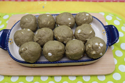 Protein Power Dough Balls, Matcha White Chocolate Chip, Gluten Free, Dairy Free, Vegan Protein, Nut Free, Low Carb, Low Calorie, Sugar Free