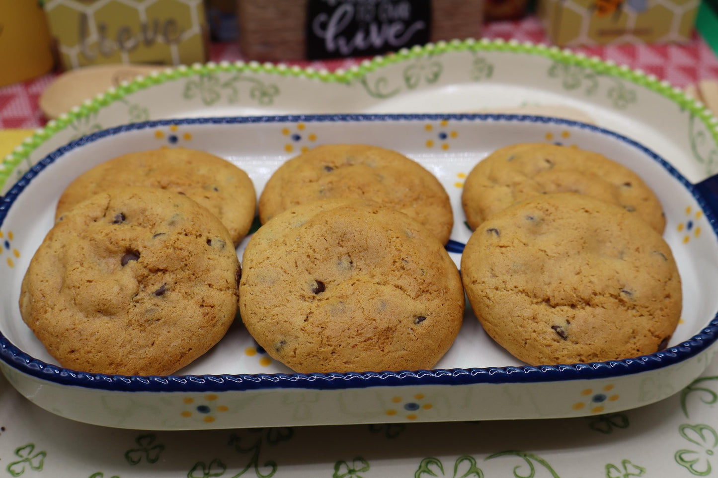 Gluten Free Chewy Chocolate Chip Cookies, Dairy Free, Vegan, Peanut Free, Allergy Friendly Snack, Cookie Gifts, School Safe, Valentine's Day