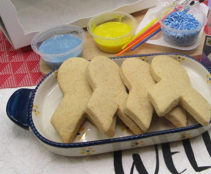 Autism Cookie Kits, Gluten Free, Dairy Free, Vegan, Nut Free, School Fundraiser, Blue Ribbon, Sugar free, Natural Colors, Fun Party Crafts