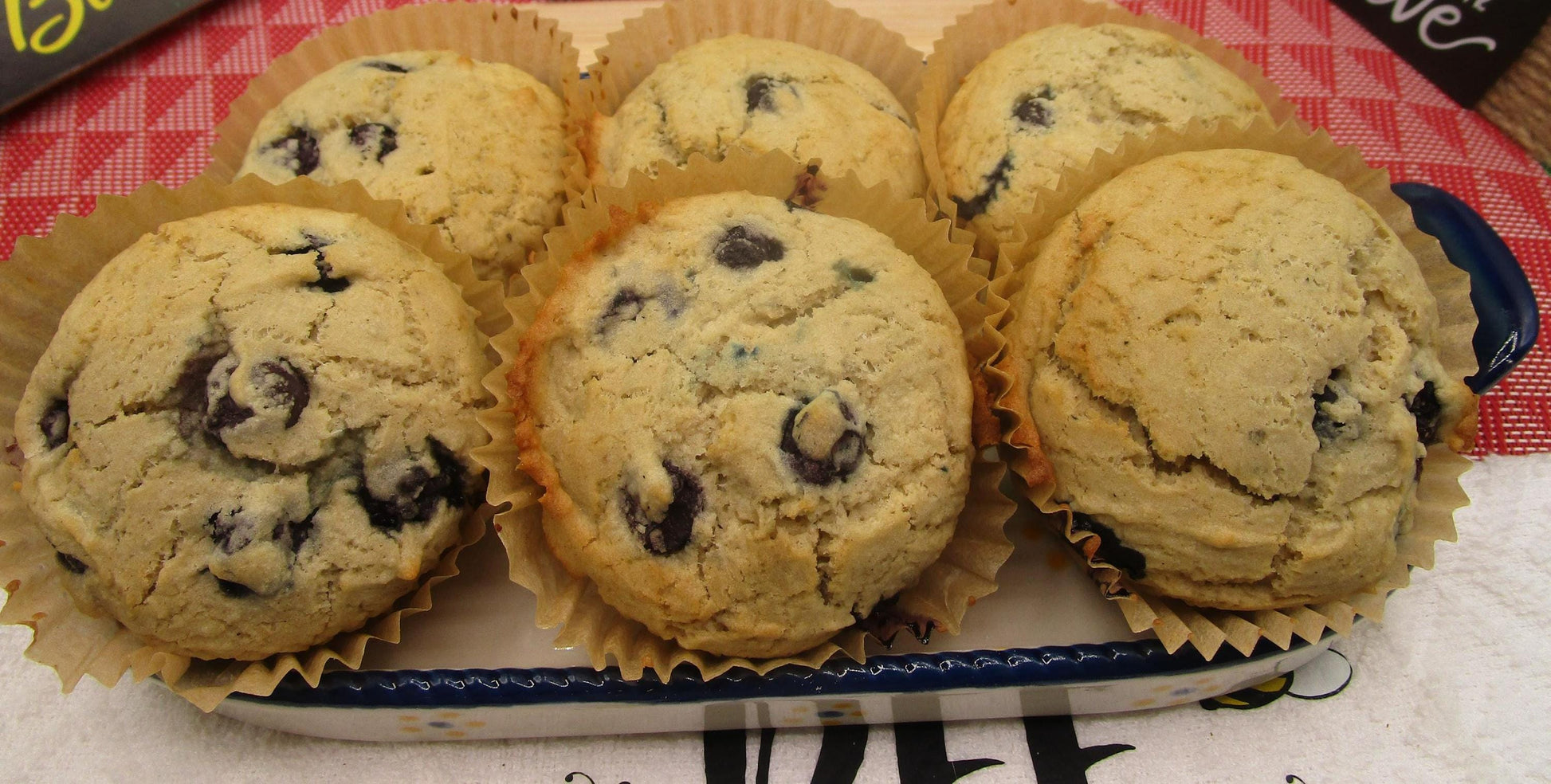 Gluten Free Lemon Blueberry Sour Dough Protein Muffins, Dairy Free, Vegan, Nut Free, Low Sugar, Low Fat, Fitness Breakfast, Healthy Brunch