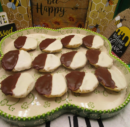 Gluten Free Black White Cookies, Dairy Free, Vegan, Nut Free, Birthday Gift, NY Style snacks, July 4th Celebration, School Safe, Graduation
