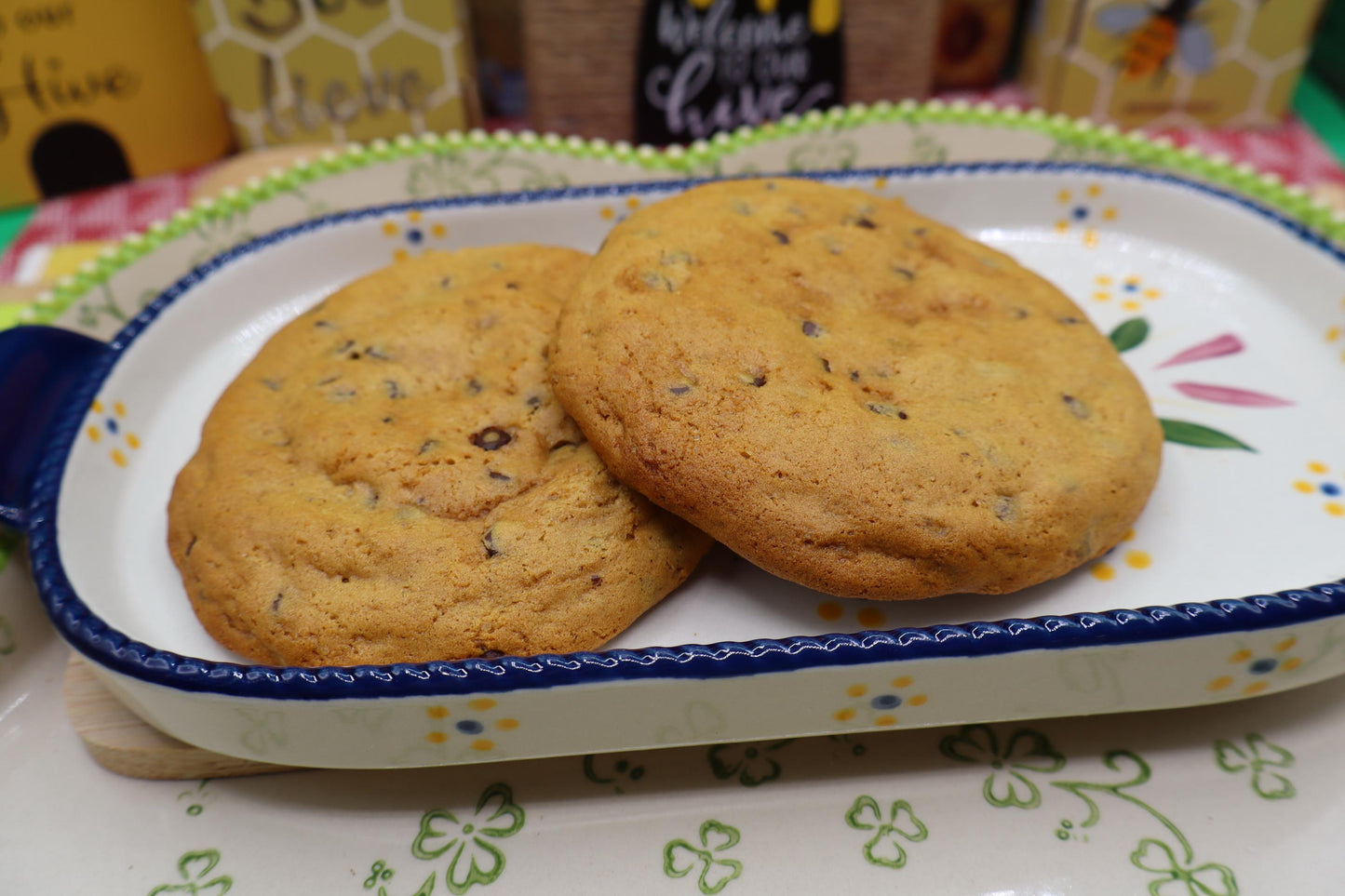 Gluten Free Chocolate Chip Cookies, Chewy, Dairy Free, Vegan, Nut Free, Egg Free, Monster Size, School Safe Birthday Party, Lunchbox snacks