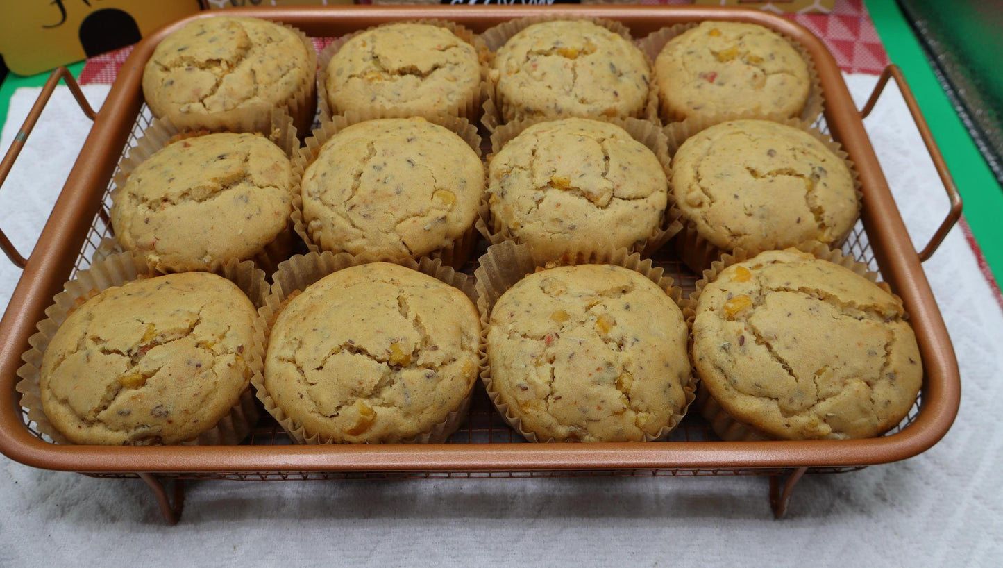 High Protein Corn Muffins, Mexican, Sugar Free, Dairy Free, Vegan, Egg Free, Nut Free, Cornbread, Jalapeno, Cinco De Mayo, Low Fat snacks