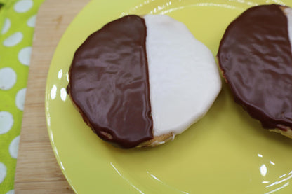 Gluten Free Black White Cookies, Dairy Free, Vegan, Nut Free, Birthday Gift, NY Style snacks, July 4th Celebration, School Safe, Graduation