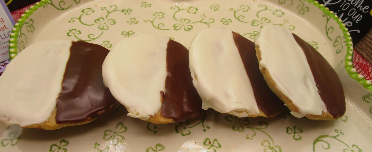 Gluten Free Black White Cookies, Dairy Free, Vegan, Nut Free, Birthday Gift, NY Style snacks, July 4th Celebration, School Safe, Graduation