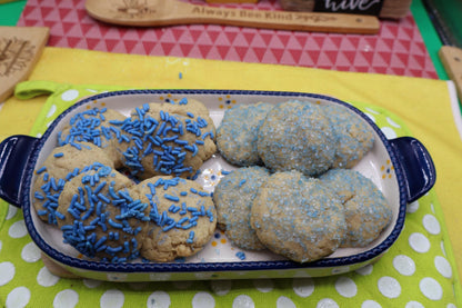 Gluten Free Sugar Cookies, Natural Sprinkles, Dairy Free, Vegan, Nut Free, Oat Free, Christmas snack, Birthday, Coconut Sugar, Sugar Free